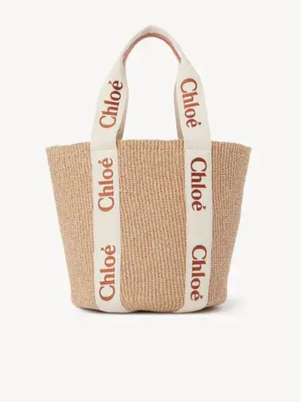 Chloé Woody Bucket Tote in Rust